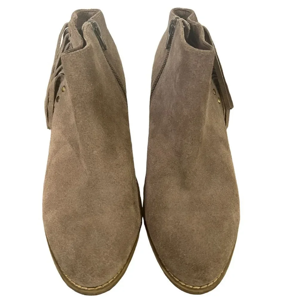 Vionic suede fringed